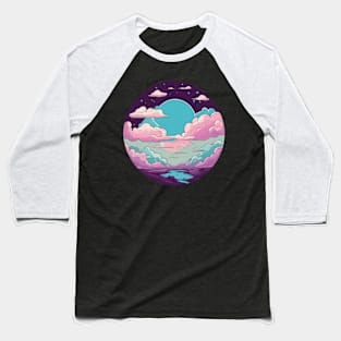 Valley of Clouds Baseball T-Shirt